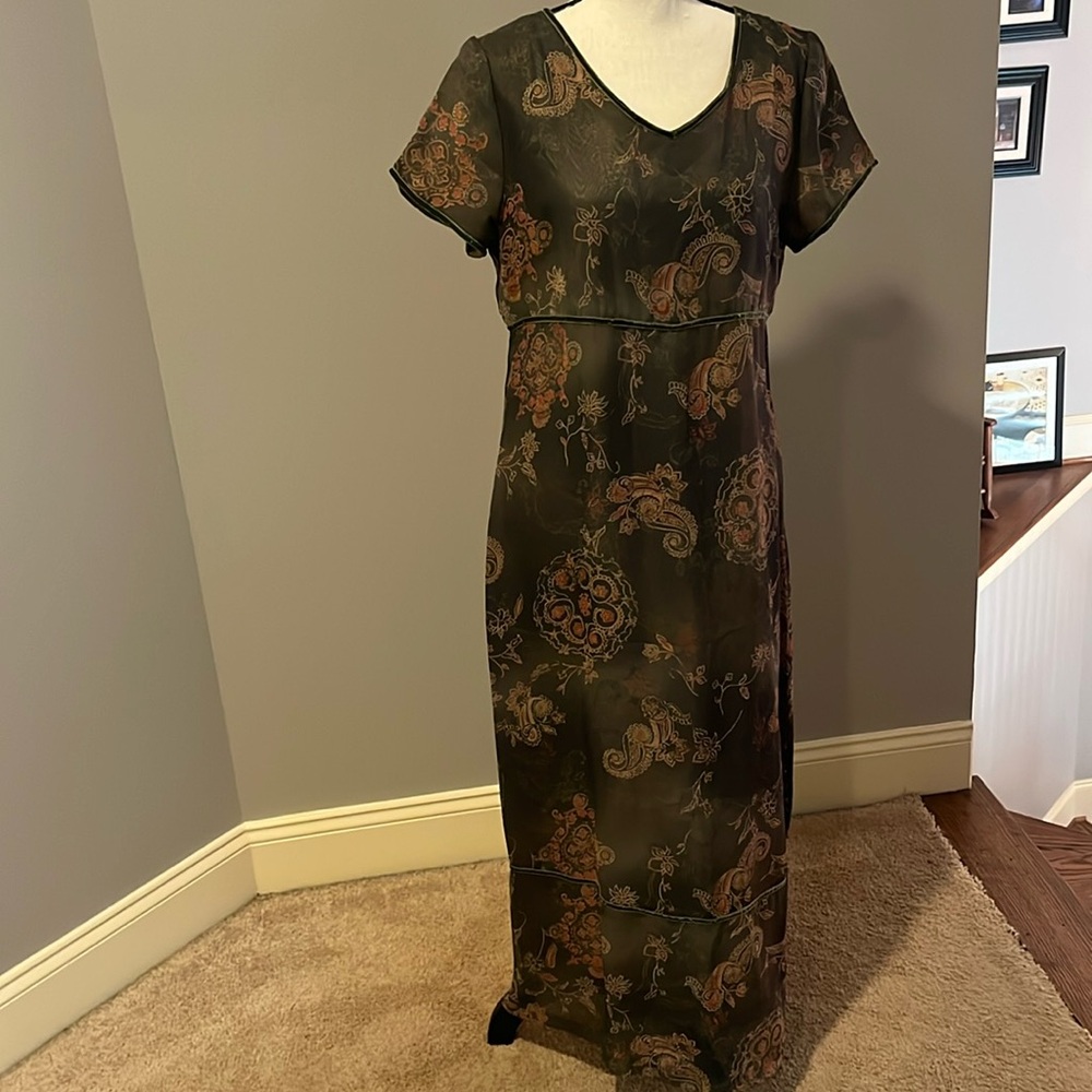 Jessica Howard Sheer Floral Dress
